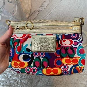 Authentic! Multi-Colorful Coach Bag